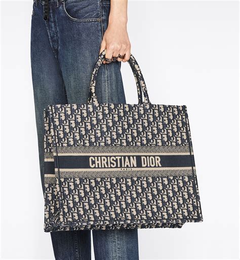 dior book tote small or large